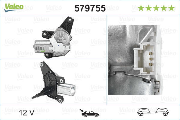 VALEO 579755 Motore tergicristallo-Motore tergicristallo-Ricambi Euro